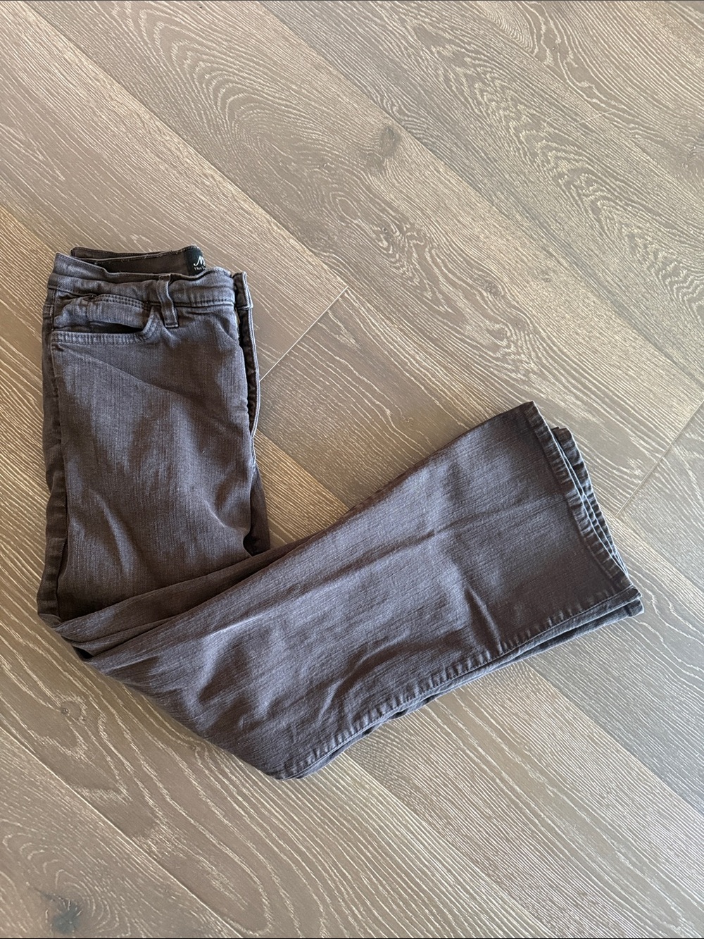 Not Your Daughters Jeans Dark Brown Stretchy Flared Bootcut Leg Jeans. EUC 6P